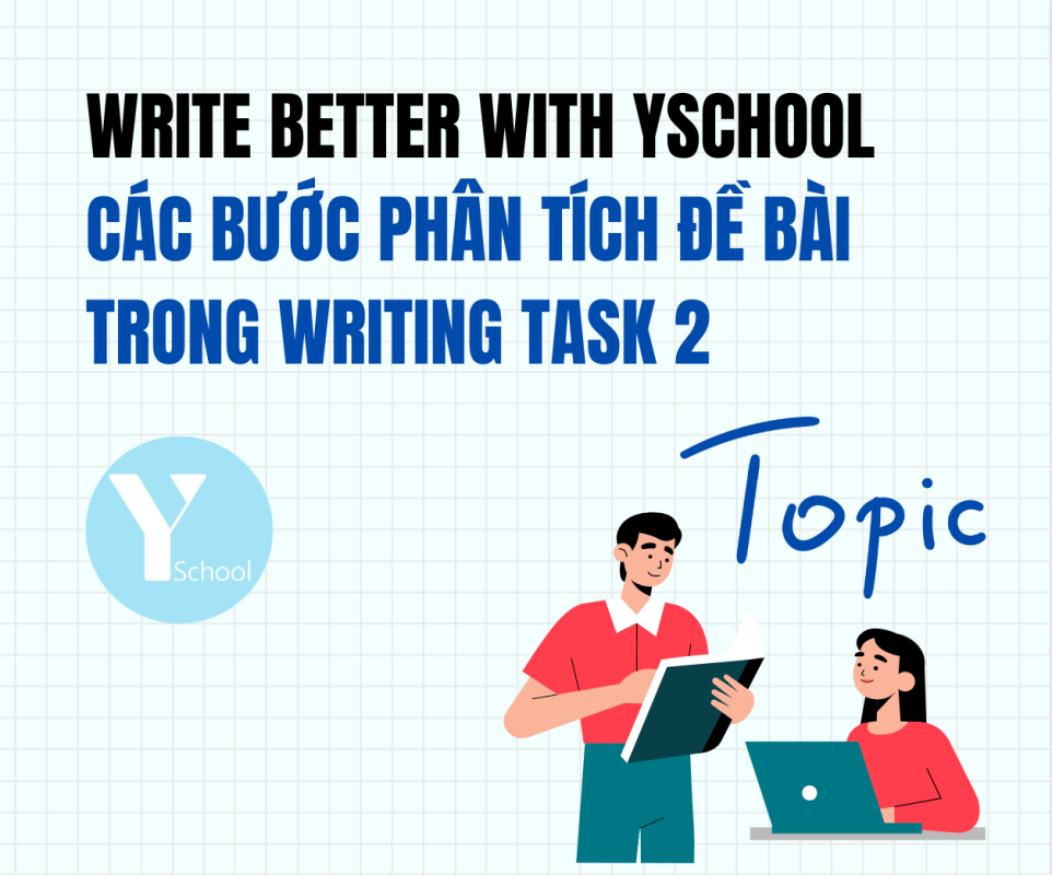 WRITE BETTER WITH YSCHOOL - Các bước phân tích đề bài trong Writing Task 2