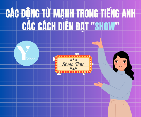 Các động từ mạnh trong tiếng Anh - Các cách diễn đạt "show"