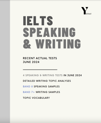 FREE EBOOK: SPEAKING & WRITING RECENT ACTUAL TESTS – 6/2024